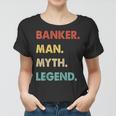 Herren Banker Mann Mythos Legende Frauen Tshirt