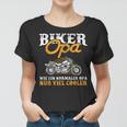 Herren Biker Opa Cooler Motorrad Fahrer Großvater Geschenk Frauen Tshirt