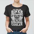 Herren Biker Papa Frauen Tshirt, Motorrad Spruch für Väter