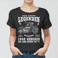 Herren Frauen Tshirt zum 77. Geburtstag, Biker-Motiv 1946, Motorrad Chopper
