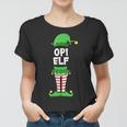 Herren Opi Elf Opa Partnerlook Familien Outfit Weihnachten Frauen Tshirt