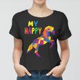 Horses Equestrian Stressag My Happy Pro Dressage Eventing Women T-shirt
