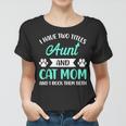 I Have Two Titles Aunt And Cat Mom Fur Mama Mothers Day Women T-shirt