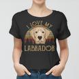 I Love My Yellow Lab Labrador Funny Lover Mom Dad Kid Gifts Women T-shirt