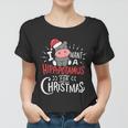 I Want Hippopotamus For Christmas Hippo Xmas Cute Gift Women T-shirt