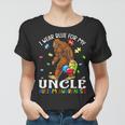 I Wear Blue For My Uncle Autism Awareness Bigfoot Women T-shirt