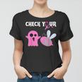 I Wear Pink In October For My Mom Wife Sister Awareness Women T-shirt
