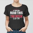 If You Can Read This The Bitch Fell Off Motocycle For Biker Gift For Mens Women T-shirt