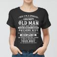 Im A Spoiled Grumpy Old Man Awesome Wife Born In October Women T-shirt