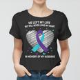 In Memory Of Husband Suicide Awareness Prevention Wife Women Women T-shirt