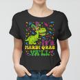 Its Mardi Gras Yall Funny Dinosaur Mardi Grawr Bead Costume Women T-shirt