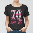 Its My 70Th Birthday Queen 70 Years Old Shoes Crown Diamond Women T-shirt