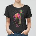 Jester Flamingo & Beads Mardi Gras Fat Tuesday Parade Girls Women T-shirt