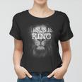 Jesus Is King Bible Christianity Christian Lion Of Judah Women T-shirt