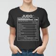 Judo Nutrition Facts Sarkastisches Judo Girl Frauen Tshirt