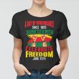 Junenth Since 1865 Celebrate Freedom Afican Womens Mens Women T-shirt