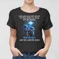 Knight Templar Lion Cross Christian Quote Religious Saying V2 Women T-shirt