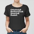 Kölner Legenden · Chlodwig Barbarossa  Severin  Rudolf Frauen Tshirt