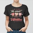 Labor And Delivery Tech L&D Valentines Day Groovy Heart Women T-shirt