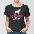 Labrador Mom Frauen Tshirt mit Hunde-Silhouette, Ideal für Hundefreundinnen