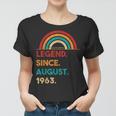 Legend Since August 1963 59 Geburtstag Geschenk Born In 1963 Frauen Tshirt