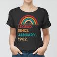 Legend Since Januar 1962 61 Geburtstag Geschenk Born In 1962 Frauen Tshirt