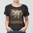 Little Sistersaurus Dinosaur Little Sister Saurus Vintage Women T-shirt