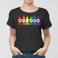 Love Lgbt Rainbow Gnomes Lgbtq Couple Squad Gay Lesbian Women T-shirt