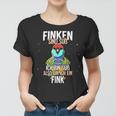 Lustiges Papageien-Frauen Tshirt Finken sind süß, also bin ich ein Fink