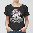 Mamasaurus Dinosaur Mama Saurus Protect Trans Kids Mom Ally Women T-shirt