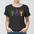 Mardi Gras Crawfish Jester Hat Bead New Orleans Gifts  Women T-shirt