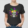 Mardi Gras Skull New Orleans Louisiana Mobile Alabama 2023 Women T-shirt