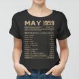 May 195960 Years Facts Daily Value Funny Birthday Women T-shirt