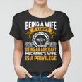 Mechaniker Handwerker Werkstatt Maschinenbauingenieur Frauen Tshirt