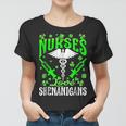 Nurses Love Shenanigans Funny St Patricks Day Nursing Women T-shirt