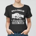 Opa Enkelin Das Perfekte Chaos Team Lustig Partnerlook Opa Frauen Tshirt