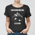 Optimized Schneemobil-Legende Frauen Tshirt, Winterrennen für Schneemobilfahrer