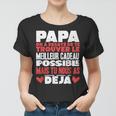 Papa Zum Vatertag Geschenk Für Papa Geburtstag Vater V4 Frauen Tshirt