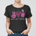 Peace Love Besties Trip 2023 Best Friend Vacation Travel Gift For Womens Women T-shirt