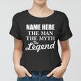 Personalize Name The Man Myth Legend Custom Women T-shirt