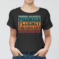 Phonemic Reading Teacher Science Of Reading Phonics Women T-shirt