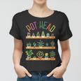 Plant Lover And Gardener Pot Head Succulent Women T-shirt
