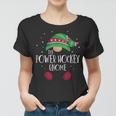 Power Hockey-Zwerg Weihnachts-Frauen Tshirt, Passender Familien-Pyjama