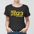 Proud Dad Of 2023 Senior Gift Class Of 2023 Proud Dad Gift Gold Gift V2 Women T-shirt