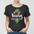 Reading Teacher Elf Family Matching ChristmasWomen T-shirt