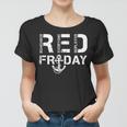 Red Friday Military Shirts Support Navy Soldiers T-Shirt Women T-shirt