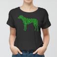 Rhodesian Ridgeback Dog Shamrock Leaf St Patrick Day Women T-shirt