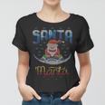 Santa Manta Claus Angeln Fischangler Hässlicher Weihnachts Frauen Tshirt