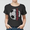 Soccer Custom Name Vintage Sport Lover Sport Player Personalized Gift Women T-shirt