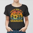 Sonnenblume Senior Proud Wife Class Of 2023 Graduate Vintage Frauen Tshirt